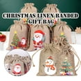 thumbnail image 3 of Festival Linen Gifts Bag Cute Printing Patterns Gift Pouch for Festival Gift, 3 of 5