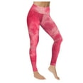 thumbnail image 2 of Gibobby Pantalones de mezclilla Pantalones de yoga Entrenamiento Correr Deportes de mujer Atlético Fitness Leggings Pantalones(Rojo， S), 2 of 5