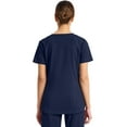 thumbnail image 6 of Dickies Dynamix Scrubs Top for Women V-Neck DK730, L, Navy, 6 of 9