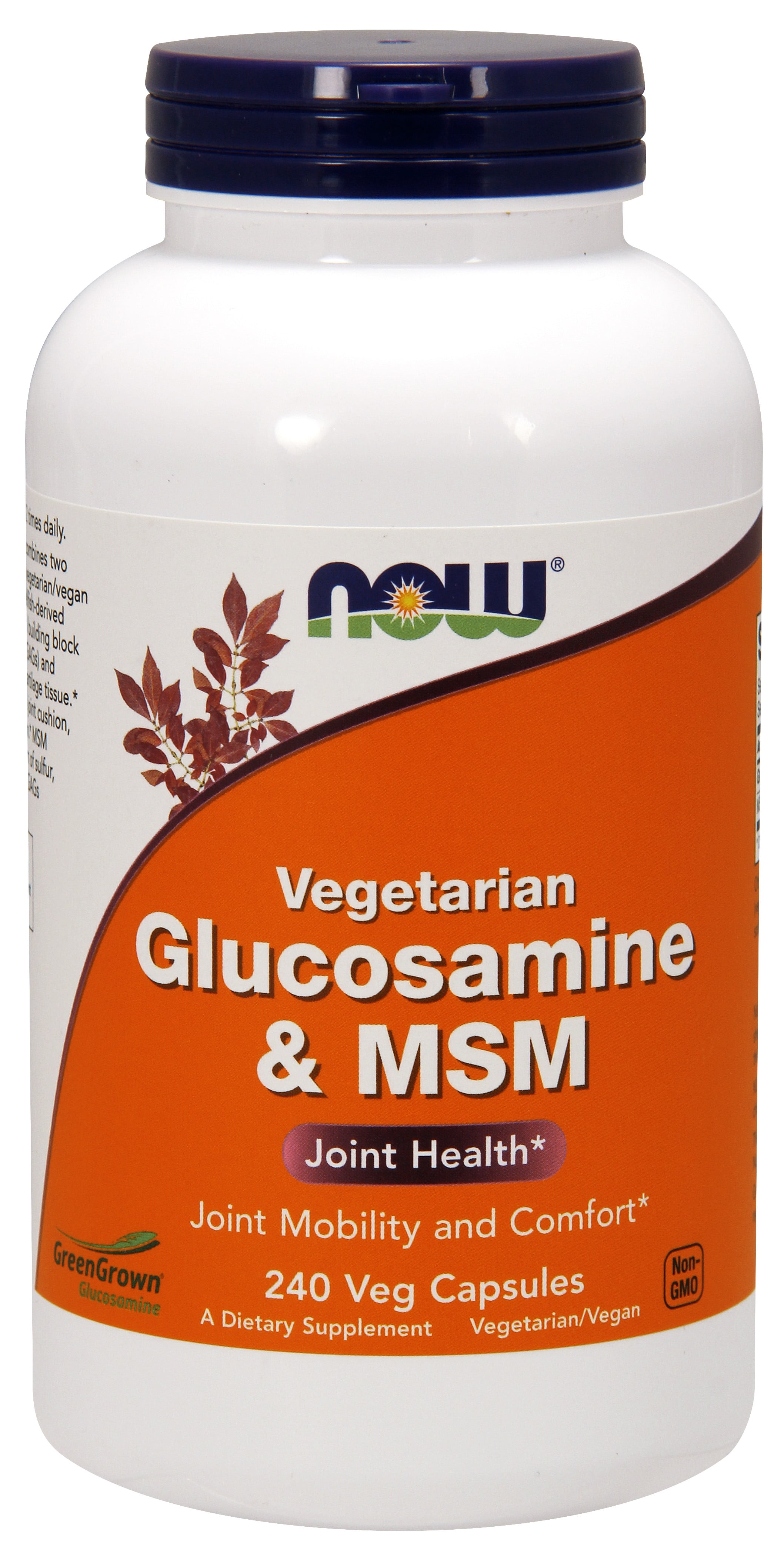 NOW Supplements, Glucosamine & MSM (GreenGrown® Glucosamine