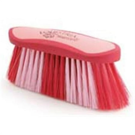 UPC: 0851799217915 | 7 Inch Small Equestrian Sport Flick Brush – Pink – 2179-1