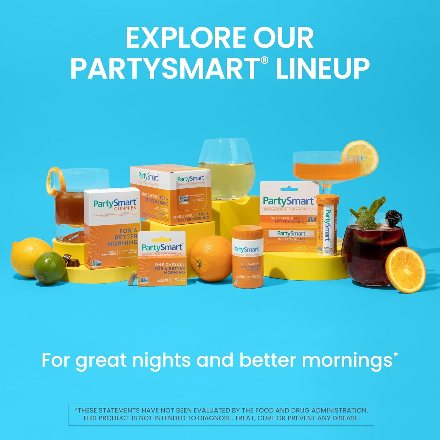 Himalaya PartySmart, One Capsule for a Better Morning after Drinking, Liver Support, 10 Capsules