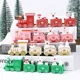 thumbnail image 4 of Tren de Navidad de madera pintada a mano, mini tren de Navidad de plástico, adornos navideños, adornos para fiestas, adornos de mesa de Navidad, 4 of 5