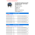 thumbnail image 2 of Front Wheel Hub and Bearing Assembly - Compatible with 2000 - 2001 Pontiac Bonneville 3.8L V6, 2 of 3