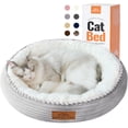 thumbnail image 1 of Cama para gatos Zerbuger, lavable, redonda, 50 cm, color gris claro, 1 of 8
