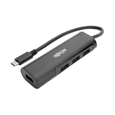 Tripp Lite USB C Hub 4-Port w/ 4x USB-A Portable Compact USB Type C, USB-C (U460-004-4AB)