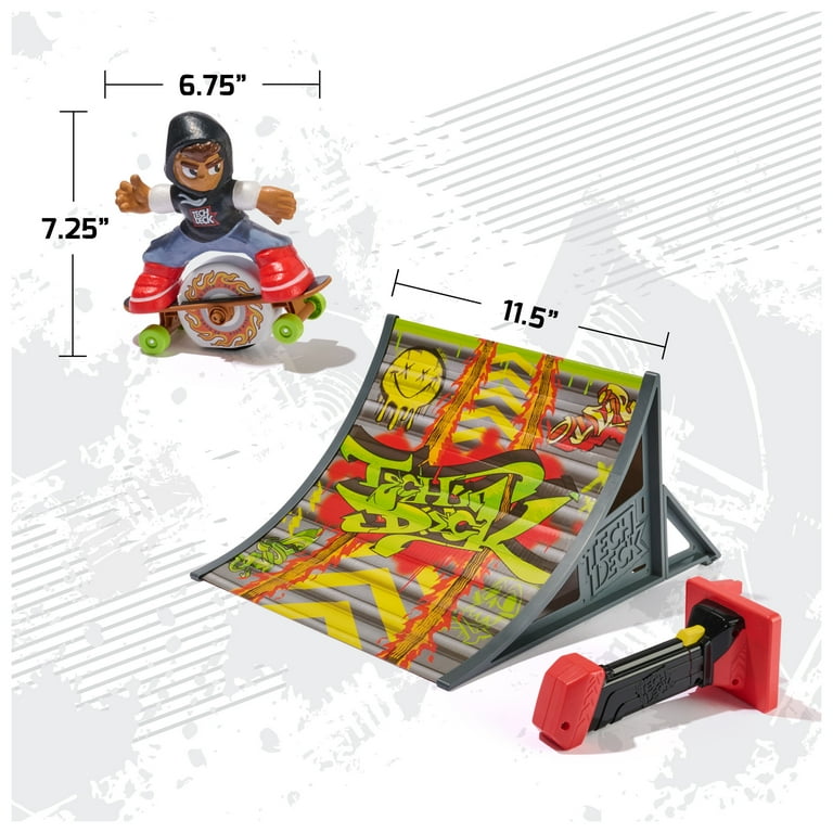 Tech Deck Shred N' Blast Motorized Skateboard Toy, for Ages 6 and