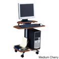 thumbnail image 3 of Safco Eastwinds Mobile Wood Computer Cart in Black Anthracite, 3 of 3