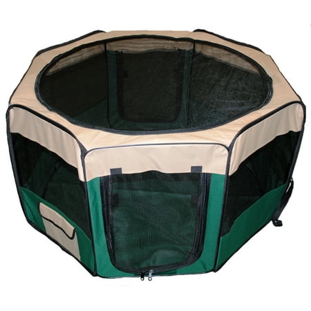 walmart puppy playpen shop4omni portable 45 inch puppy playpen play pet kennel cage green walmart walmart puppy playpen shop4omni portable 45 inch puppy playpen play pet kennel cage green walmart