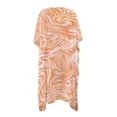 thumbnail image 2 of HELLHERO Tropical Vacation Swirl Abstract Kimono Cover-Up - Lightweight Breathable Loose Fit Bathing Suit Cover Up for Beach & Pool, 2 of 6