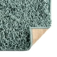 thumbnail image 5 of Unique Loom Comfort Solid Shag Collection Area Rug - Solace (7' Square Light Slate Blue), 5 of 9