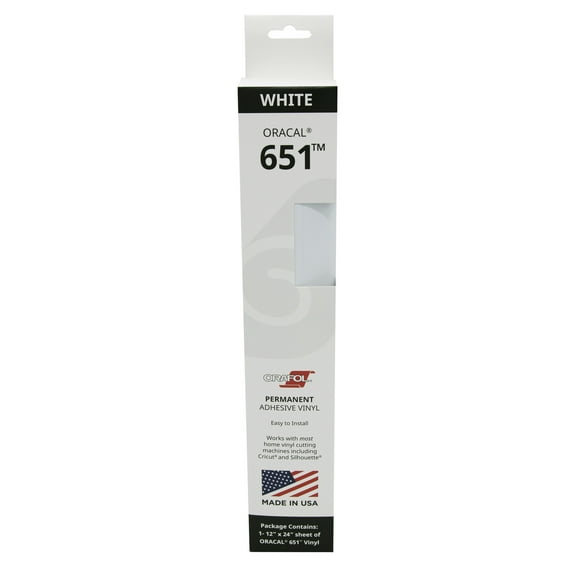 Oracal 651 Permanent Vinyl, Various Sizes and Colors