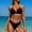 Black, variant on Hipattires Comfortable Swimsuits Women Plus Size Bikini Sets Solid Black Two Piece Athletic Juniors Swimwear Bathing Suits