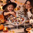 thumbnail image 4 of Fruit Bowl Spider Web Storage Basket Halloween Snack Bowl Vegetable Bowl Bread ContainerFor Halloween Christmas Snack Storage for Sweets and Decoration for Dining Room, 4 of 4