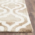 thumbnail image 3 of Safavieh Dip Dye Collection DDY537G Handmade Geometric Moroccan Watercolor Beige and Ivory Wool Area Rug (10' x 14'), 3 of 3