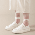 thumbnail image 6 of Sookeceks 6 Pairs Women Cotton Crew Socks, Casual Socks Breathable Soft Calf Socks for Girls and Ladies Socks Size 5-9, 6 of 8