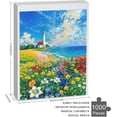 thumbnail image 3 of Puzzles for Adults 1000 Pieces Landscape Ocean Lighthouse Summer Beach Puzzles, Nature Jigsaw Puzzles for Adults, Landscape Challenging Puzzles for Adults and Families, 3 of 8