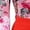 Pink Orange Pants, variant on AURA Women Plus Size Floral Printed Two Piece Set Long Sleeve Shirt Wide Leg Pants Autumn Winter Outfit