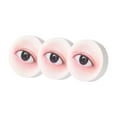 thumbnail image 4 of 3 esponjas para pestañas para practicar, kit de maquillaje cosmético para principiantes. marrón y negro, 4 of 9