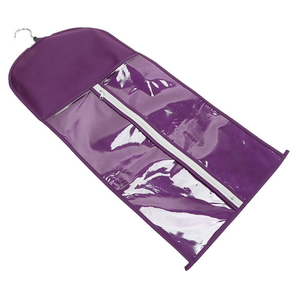 Wig Stand, Hair Extension Storage Bag, Portable Dustproof Hair Extension Holder with Zipper for Daily Travel Use