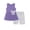 Lilac Flower, variant on Arshiner Toddler Girl Summer Clothes Sleeveless Top Dress with Bow and Bike Shorts Sets | Tank Dress and Floral Bike Short, 2 Piece Outfits for Girls 2-10Y