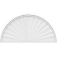 thumbnail image 3 of Ekena Millwork 54"W x 27"H x 2"P Half Round Sunburst Architectural Grade PVC Pediment, 3 of 7