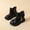 Black, variant on BRGZLK Kids Girls Princess Dress Boots 2026 Fashion Cute Pearl Bowknot Non-Slip Booties Casual Comfortable Outdoor Ankle Boots with Zipper, Birthday Wedding Shoes Beige 10-10.5 Years