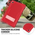 thumbnail image 6 of Galaxy Tab A8 (10.5") Case (SM-X200) - TECH CIRCLE Shockproof Kickstand Simple Rugged Case for 2022 Samsung Galaxy Tab A8 10.5-Inch Android Tablet, Red, 6 of 7