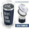 thumbnail image 3 of Gifts For Dad From Daughter, Son, Wife, Christmas, Father''s Day, Valentines Day, Birthday Gifts For Dad, Grandpa, Father Gifts, Papa Gifts, New Dad Gifts, 20oz Stainless Steel Tumbler, 3 of 6