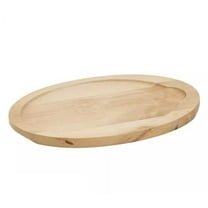 Soro Essentials- Oval Shape Wooden Fajita Underliner- Fajita Sizzle Griddle Wooden Base Fits 7" x 9.25" Fajita Pan Grill Fajita Food Server Home and Restaurant