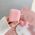 thumbnail image 5 of Allytechgroup Cute Heart Charm Airpods Pro 2nd Gen (2022) Case, Soft Silicone Protective Cover with Keychain & 3D Pendant Shockproof Full Body Cover Compatible with Airpods Pro 2nd Gen (2022), Pink, 5 of 7