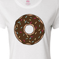 thumbnail image 4 of Inktastic Brown Donut, Donut With Colorful Sprinkles, Frosting Women's T-Shirt, 4 of 5