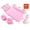 [Cartoon Bear] pink., variant on Stylish And Cute Cartoon Bear Skin-Friendly Car Inflatable Mattress, Portable Folding Car Accessories, Suitable for Outdoor Camping, Beach Trips, Self-Driving Car Rear Air Mattress