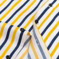 thumbnail image 5 of Men's Striped Button-Down Collar Iron-Free Stretch Dress Shirt, Long Sleeve All-Season Casual, 5 of 7