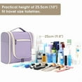 thumbnail image 5 of Narwey Large Hanging Toiletry Bag with Hook Makeup Cosmetic Organizer with Multiple Compartments Foldable for Men Women Travel Essentials, 5 of 7