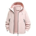 thumbnail image 1 of iHPH7 Imperméables pour Femmes avec Capuche Manteau de Pluie Imperméable Femmes Coupe-Vent Imperméable Manteau d'Extérieur pour Femmes Manteau de Pluie Femmes Trench Imperméable Femmes Manteau de Randonnée Femmes Rose G, 1 of 9