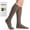 Brown, variant on Women's Merino Wool Compression Socks, Soft Moisture-Wicking Warm Socks for Running, Travel, Hiking, Sports, Work and Daily Wear