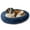 Navy, variant on Best Friends by Sheri Original Calming Donut Dog and Cat Bed, Lux Faux Fur, Navy Blue, XL (45in x 45in) - Anxiety Relief for Pets Up to 150 lbs
