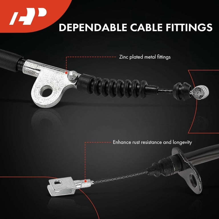 A-Premium Parking Brake Cable Set For Nissan 350Z 2005-2007 - Driver & Passenger Side Assembly