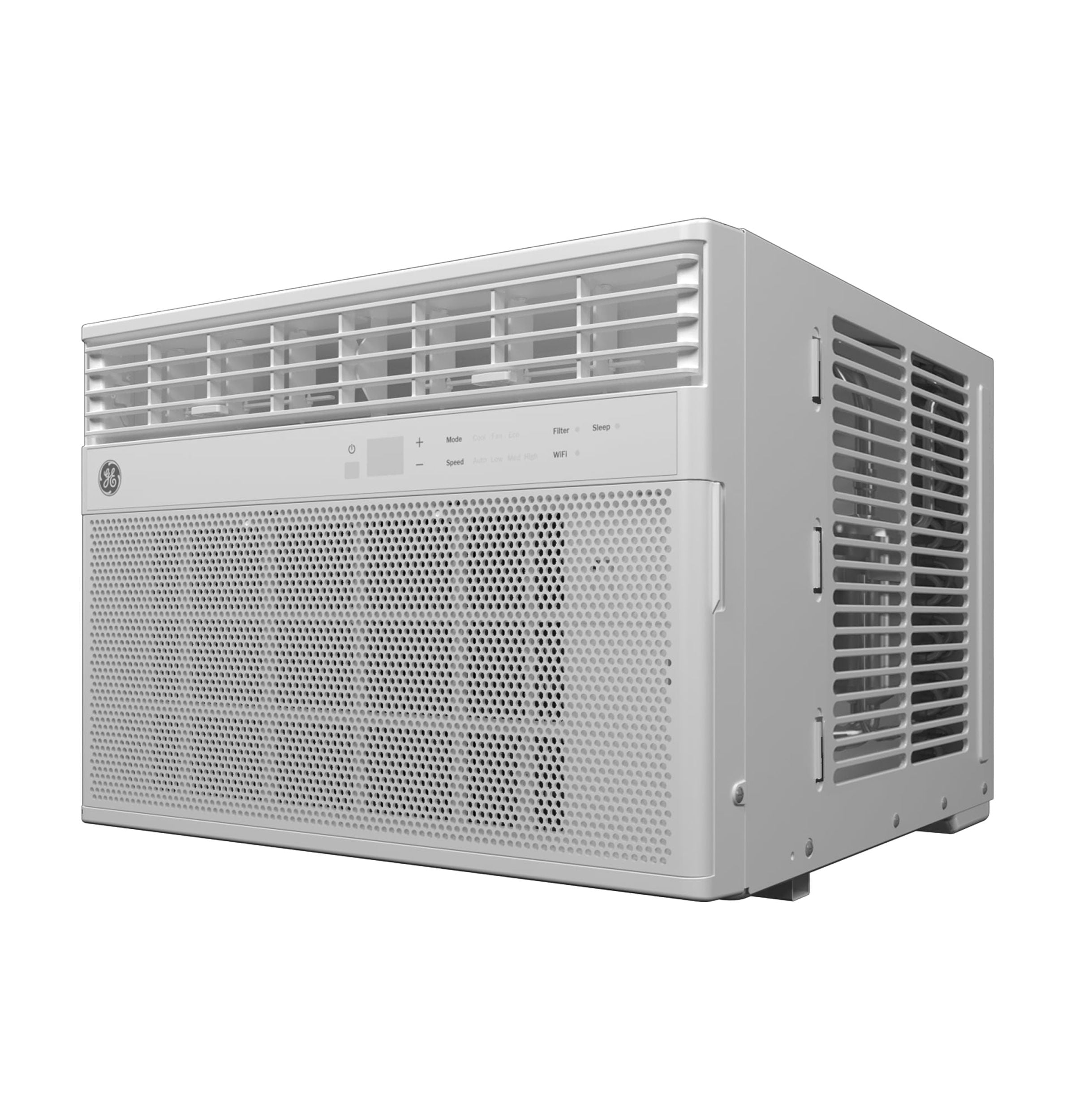 GE 10,000 BTU, 115V Smart Electronic Window Air Conditioner with remote, Covers up to 450 Sq. Ft., Wifi and Eco Mode