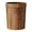 Brown, variant on Baoblaze Round Trash Can Garbage Container Rubbish Bin White
