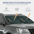 thumbnail image 4 of Bingfone Chemical Windshield Sun Shade 2-Piece Foldable Car Front Window Sunshade for Most Sedans SUV Truck - Large, 4 of 7