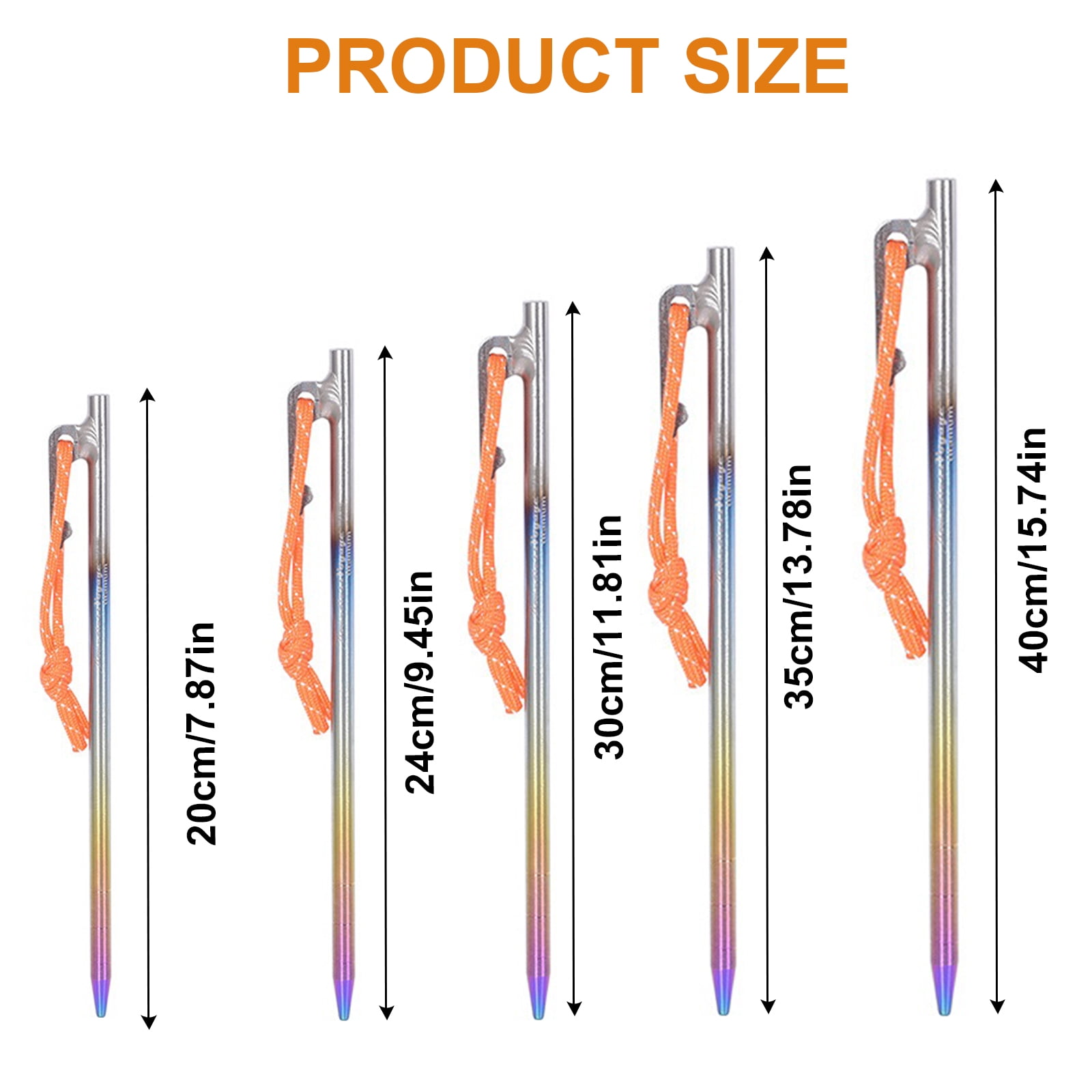 Tent Peg Alloy Ground Peg Camping Rock Bottoms Ground Anchors Tent Accessories For Outdoor Camping Tent Peg