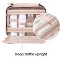 thumbnail image 2 of Bolsa de aseo Bolsa de viaje con gancho para colgar, Bolsa de cosméticos de maquillaje resistente al agua Organizador de viaje para accesorios, champú, contenedor de tamaño completo, artículos de tocador oso de fresa Electrónica, 2 of 5