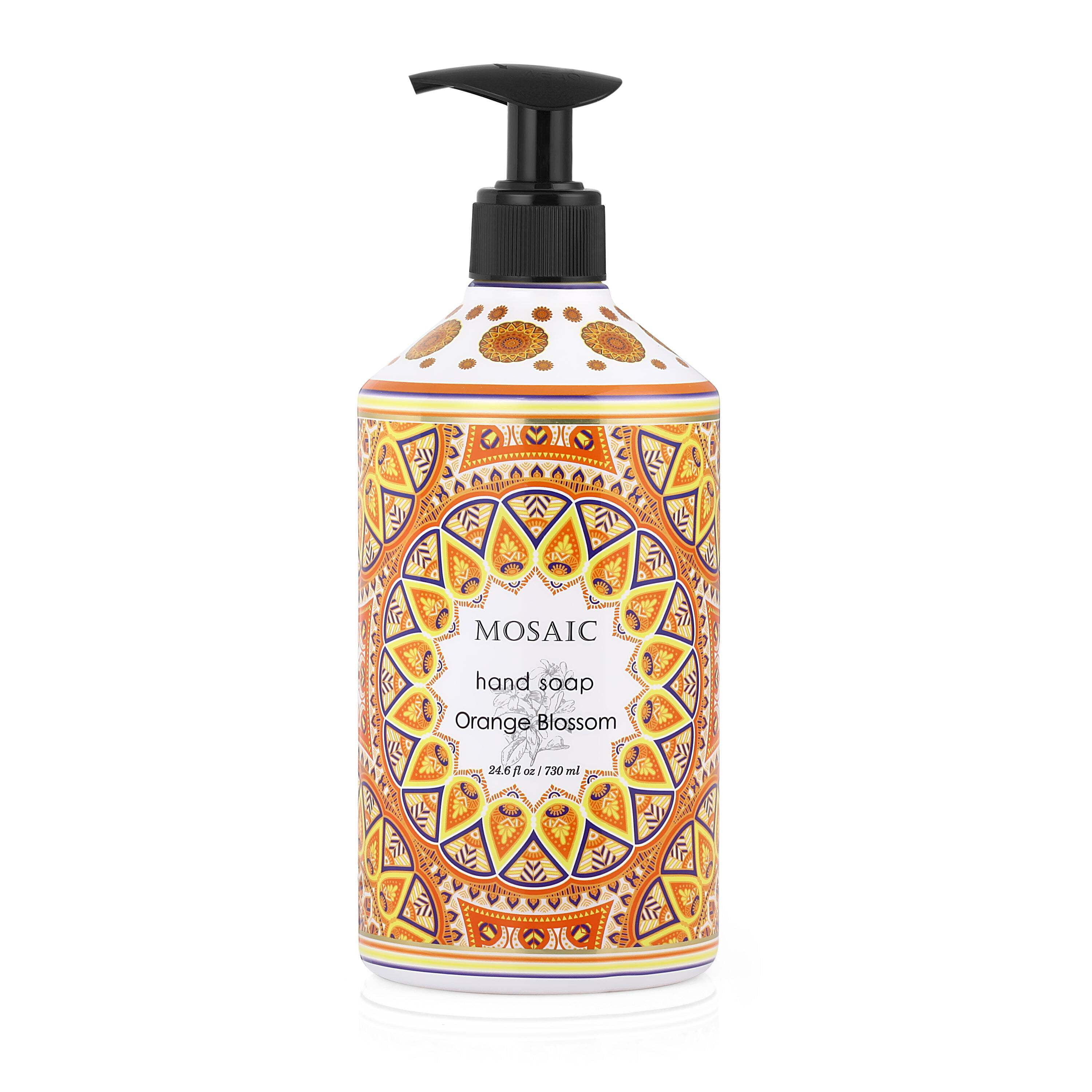 Liquid Hand Soap / Hand Wash Gift Set, Olive Oil + Coconut  Hibiscus + Gardenia + Orange Blossom, 4 x 24.6 fl oz Each Liquid Soap Bottle