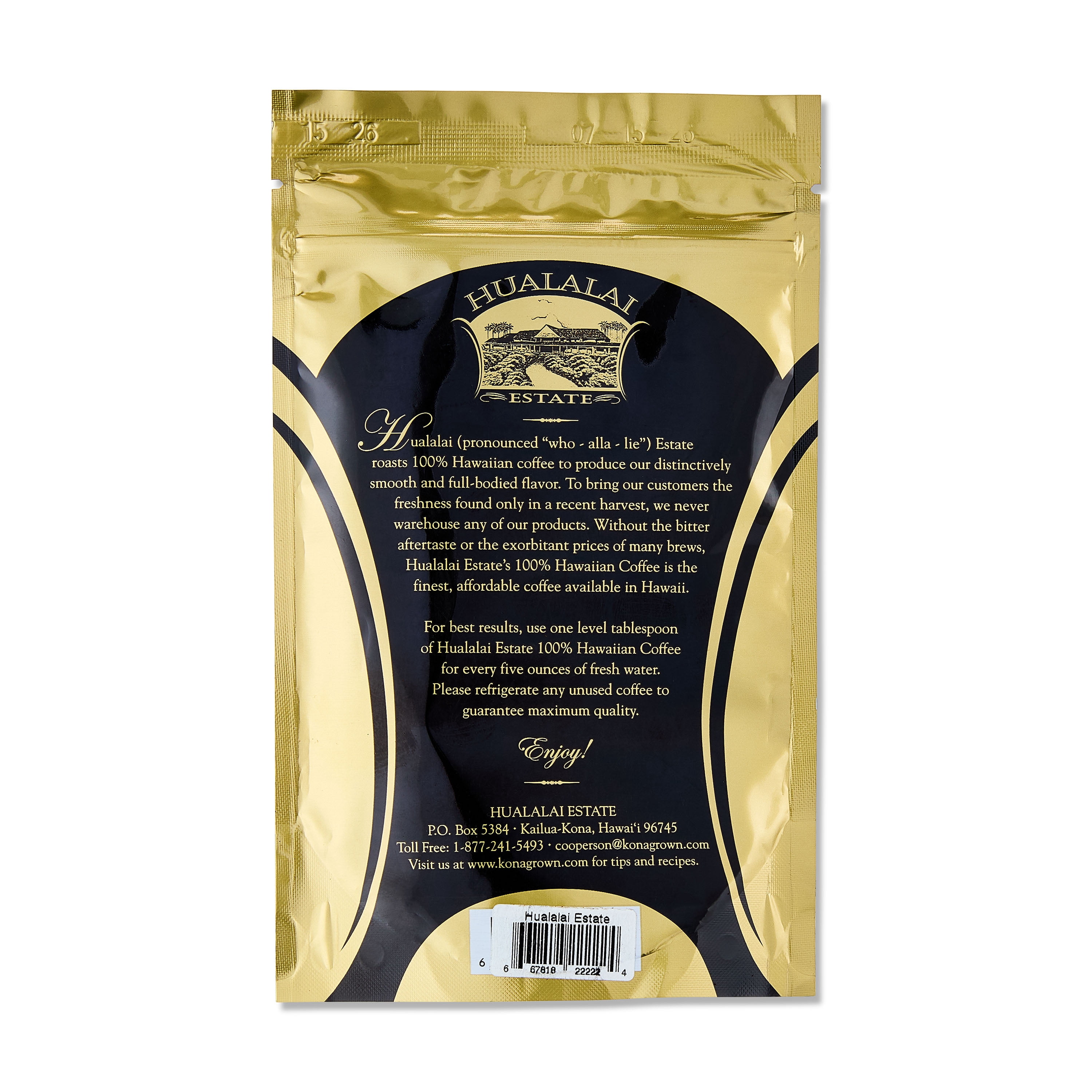 Hualalai Estate Hawaiian Coffee Ground