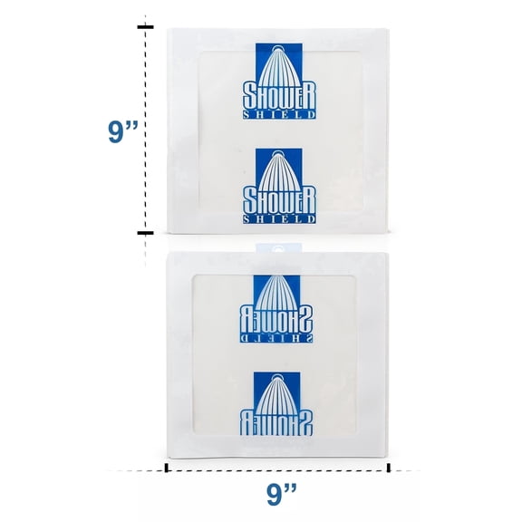 Shower Shield Water-Resistant PICC Line and Port Cover, 9x9 inches, SS99 - Durable Moisture Barrier, 7-Pack