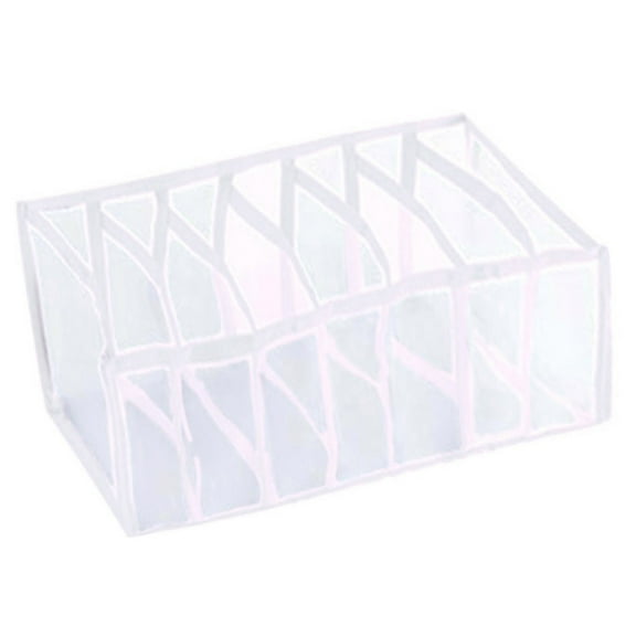 Home Edit Storage Rucky Mesh Storage Box Foldable Closet Clothes Dividers Nylon Dresser Compartments Organizers White