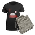 thumbnail image 5 of CafePress - Mochi Love Women's Dark Pajamas - Women's Short Sleeve Print T-Shirt and Pants Dark Cotton Pajama Set, 5 of 7
