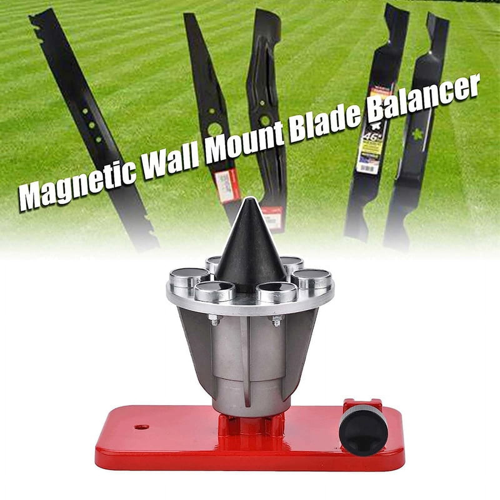 Blade Balancer Replace for 339075B Lawn Mower Blade Balancer Magnetic Wall Mount 42-047 Red